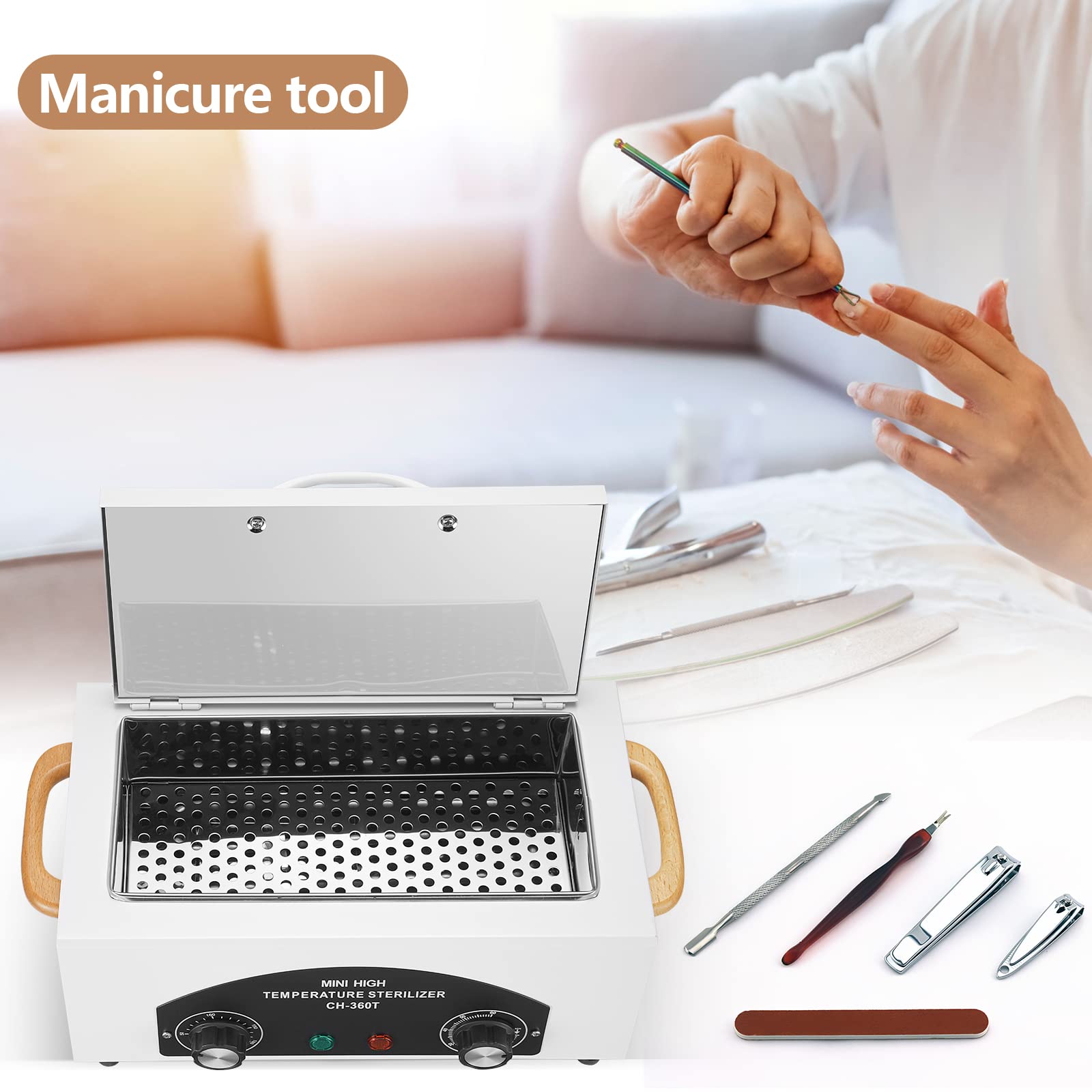 XESSCARE accessories including power cord and spare fuses for ready-to-use setup