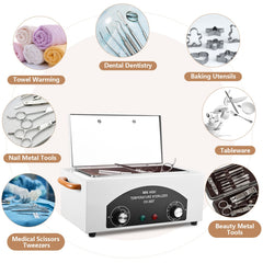 XESSCARE open chamber with tray holding instruments for organized, efficient heating