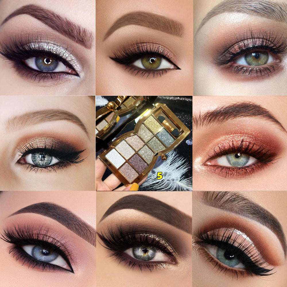 XFEXM completed evening eye look showcasing long-lasting sparkle finish