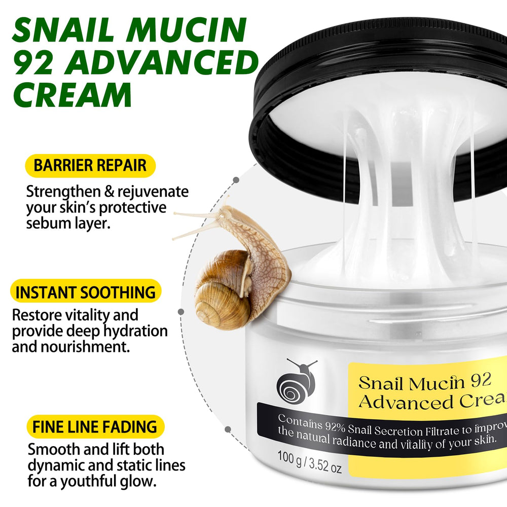 XIAMOFUZHOU ingredient label close-up highlighting 92% snail mucin for transparency benefit