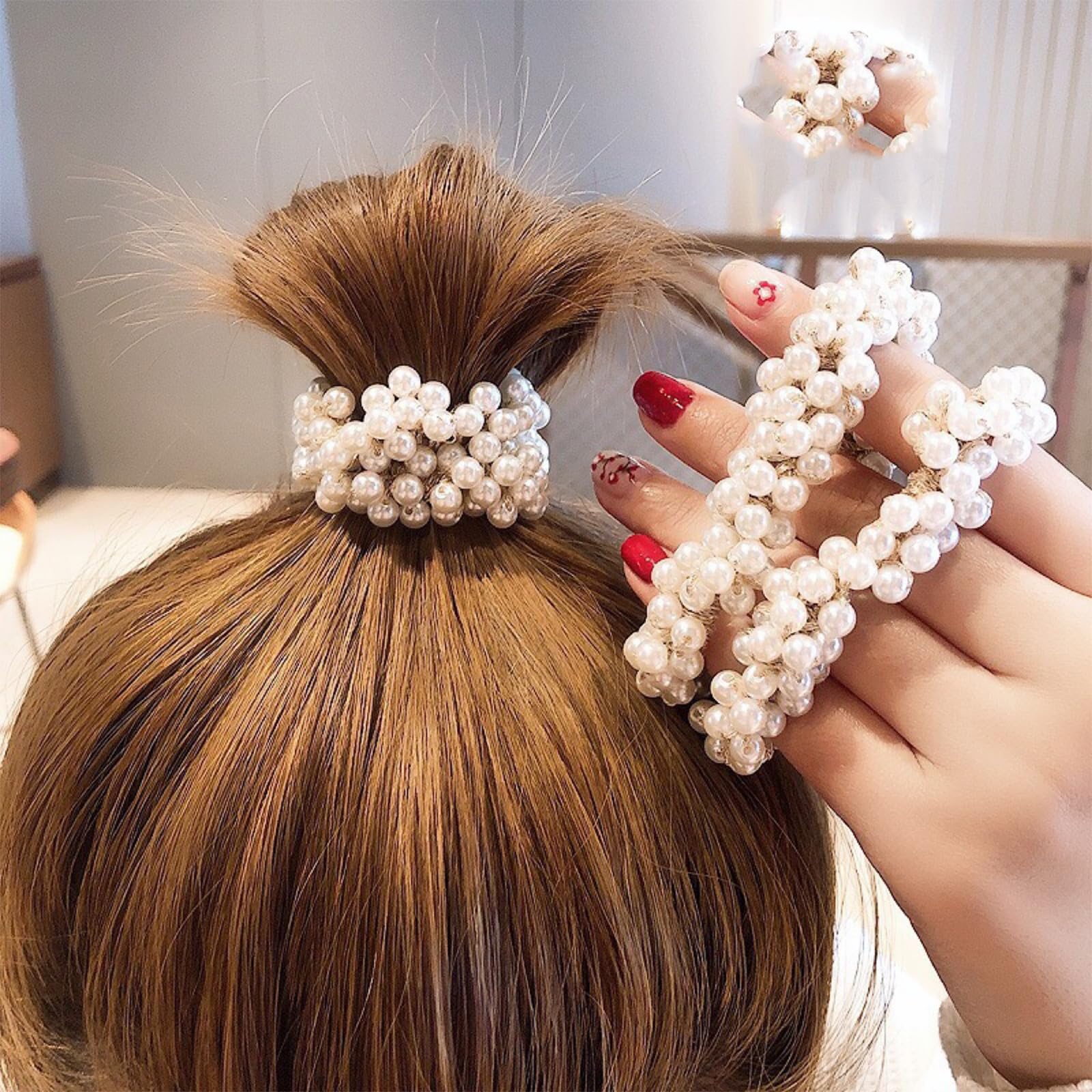Xiangwenlan in-use high ponytail demonstrating secure hold and elegant finish