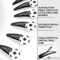 XIELIME hair clips worn at game day showing spirited styling and crowd-ready look
