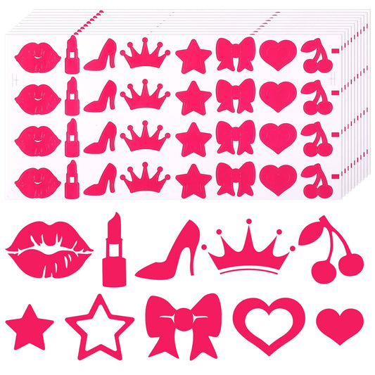XIHIRCD front packaging showing all ten sticker sheets and quantity benefit
