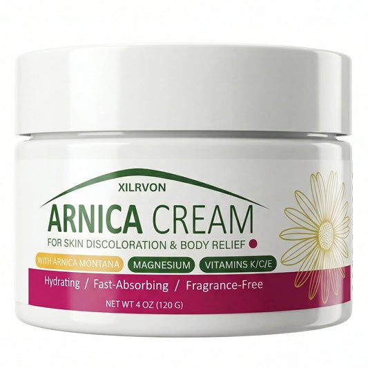 XILRVON front tube showing product branding and calming cream benefits