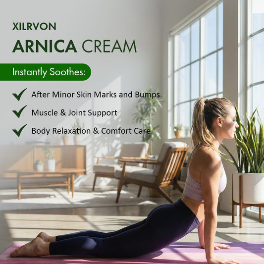 XILRVON close-up texture that shows smooth, fast-absorbing cream finish