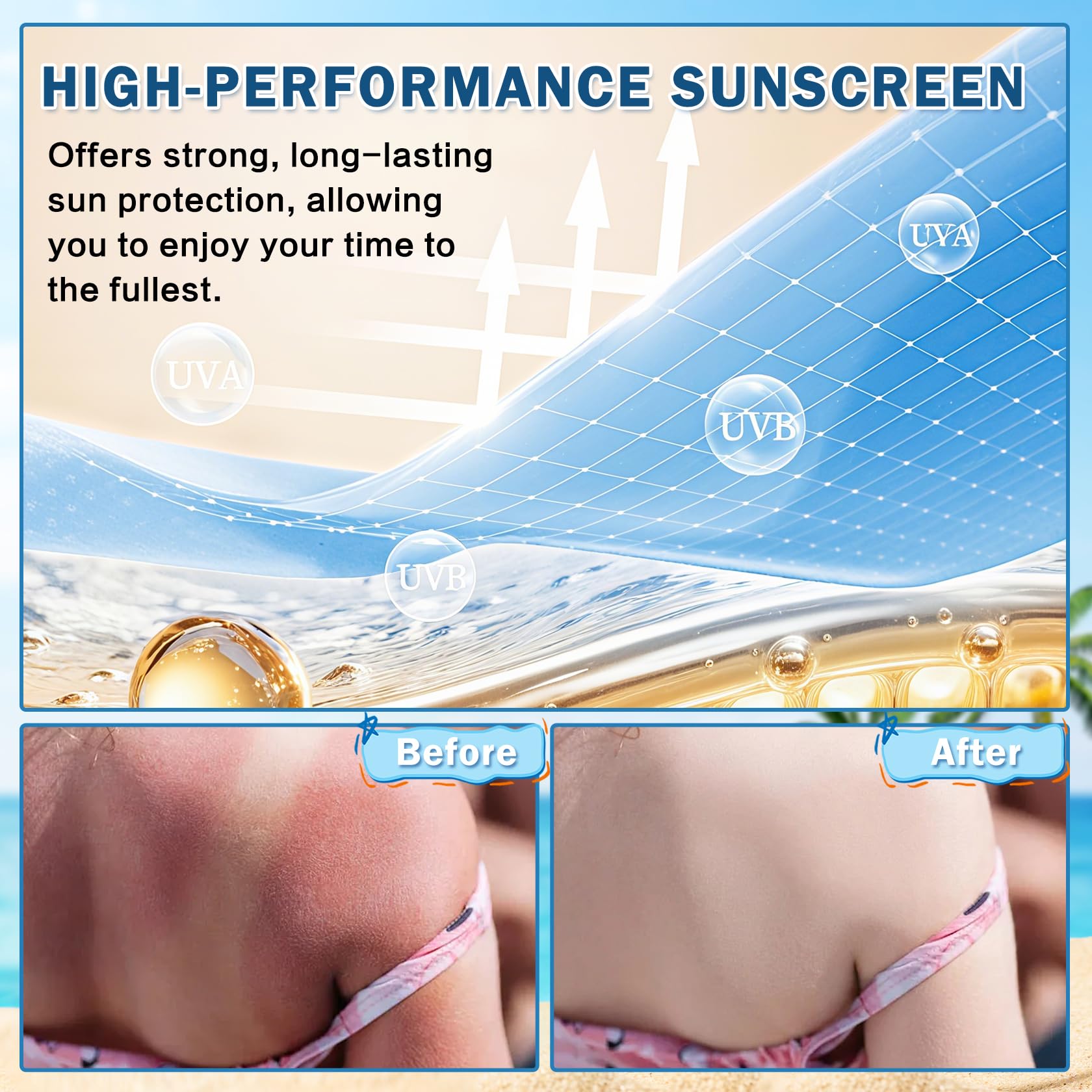 XINGXYUEL spray being used on back to show easy coverage of hard-to-reach areas