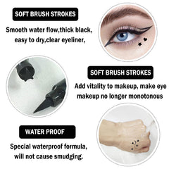 XINGXYUEL felt-tip line swatch demonstrating smooth black pigment and long-lasting intensity