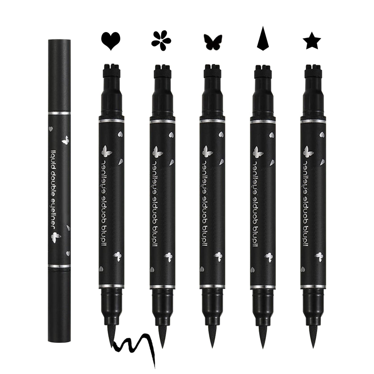 XINGXYUEL front packaging showing five double-ended stamp pens and design icons for easy selection