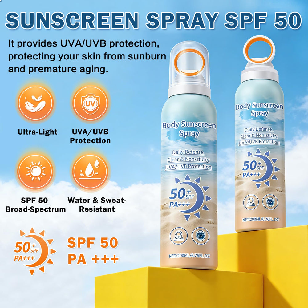 XINGXYUEL fine sunscreen mist on skin showing invisible, non-greasy finish