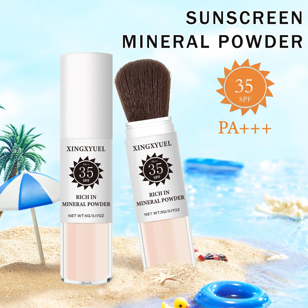 XINGXYUEL compact inside a handbag emphasizing portability and on-the-go SPF refresh