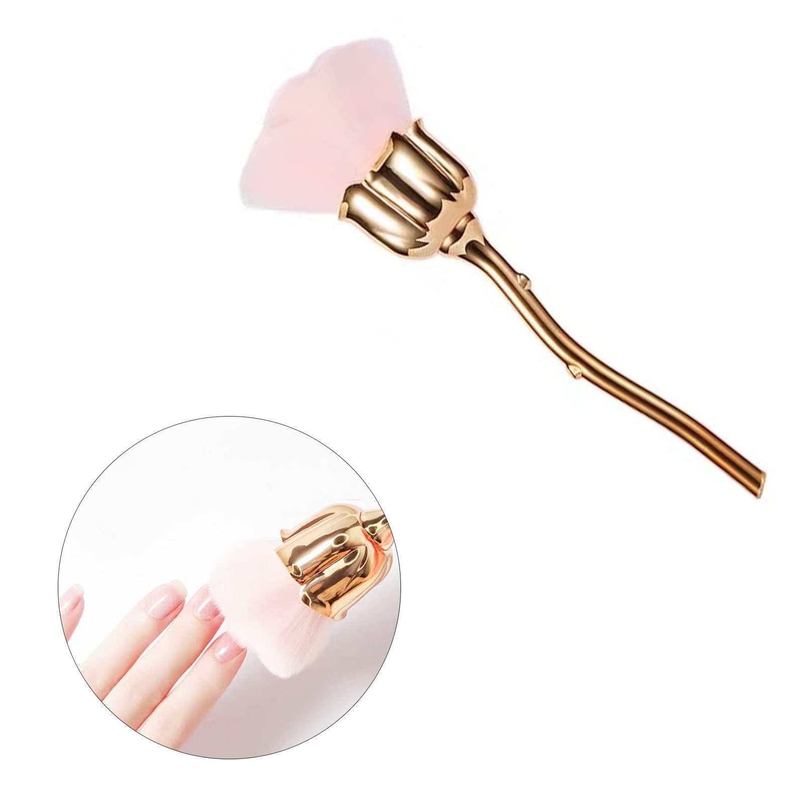 XinSeYuAN brush next to coin shows compact size and portability