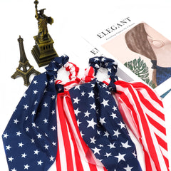 Xinsoloyue hairband worn outdoors adding patriotic flair and confidence