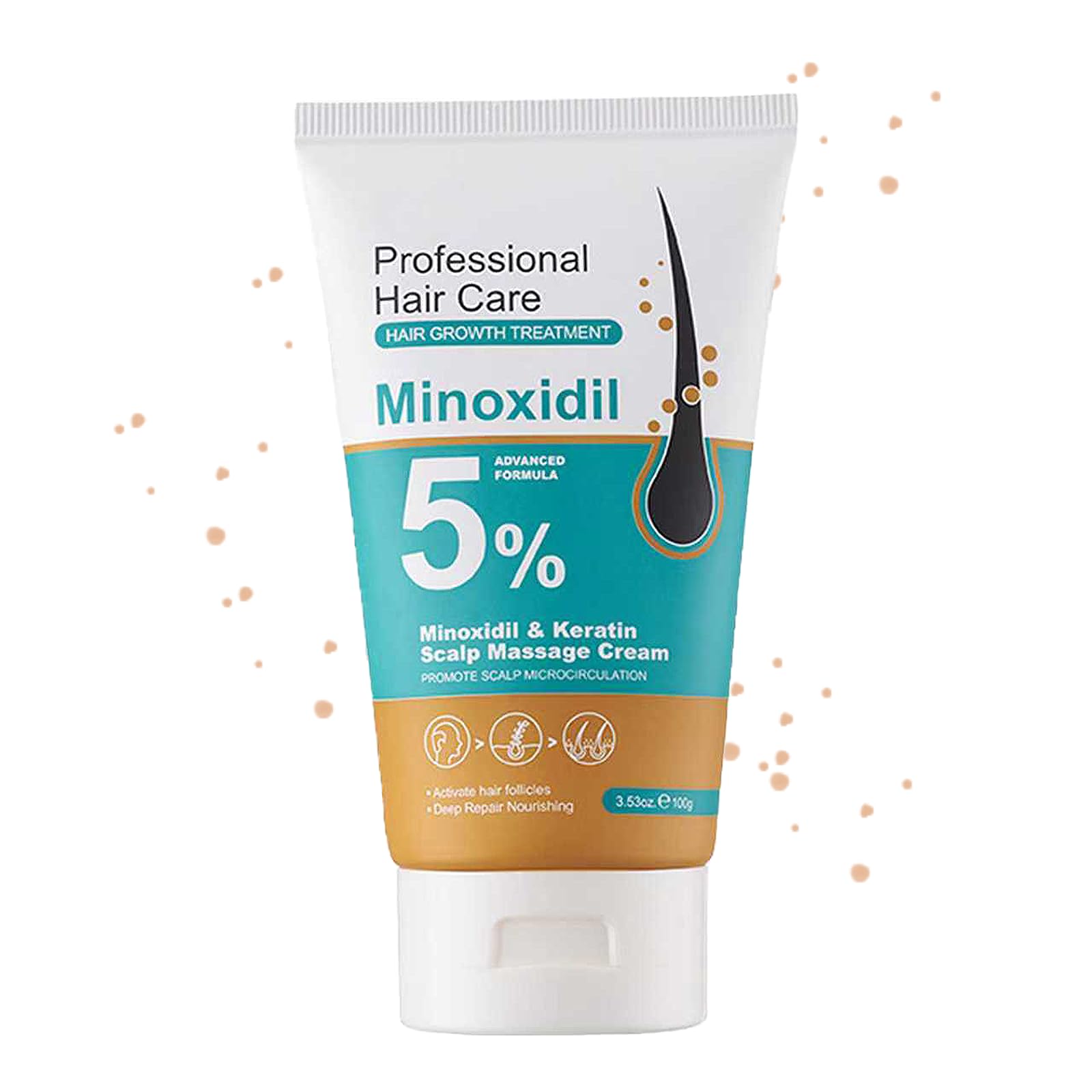 xinxinghualing front packaging showing 5% minoxidil — clear product identity and benefits