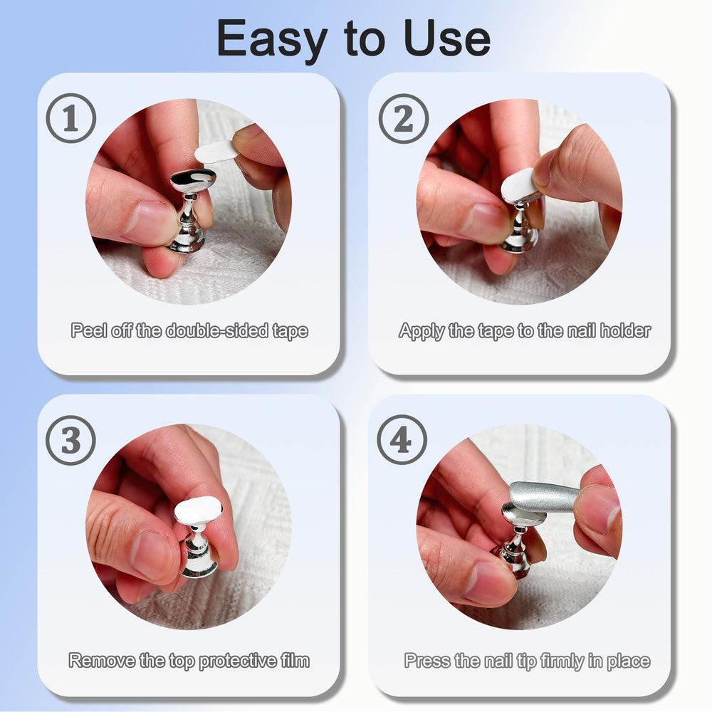 XIRON brush holder attached and holding tools for hands-free painting