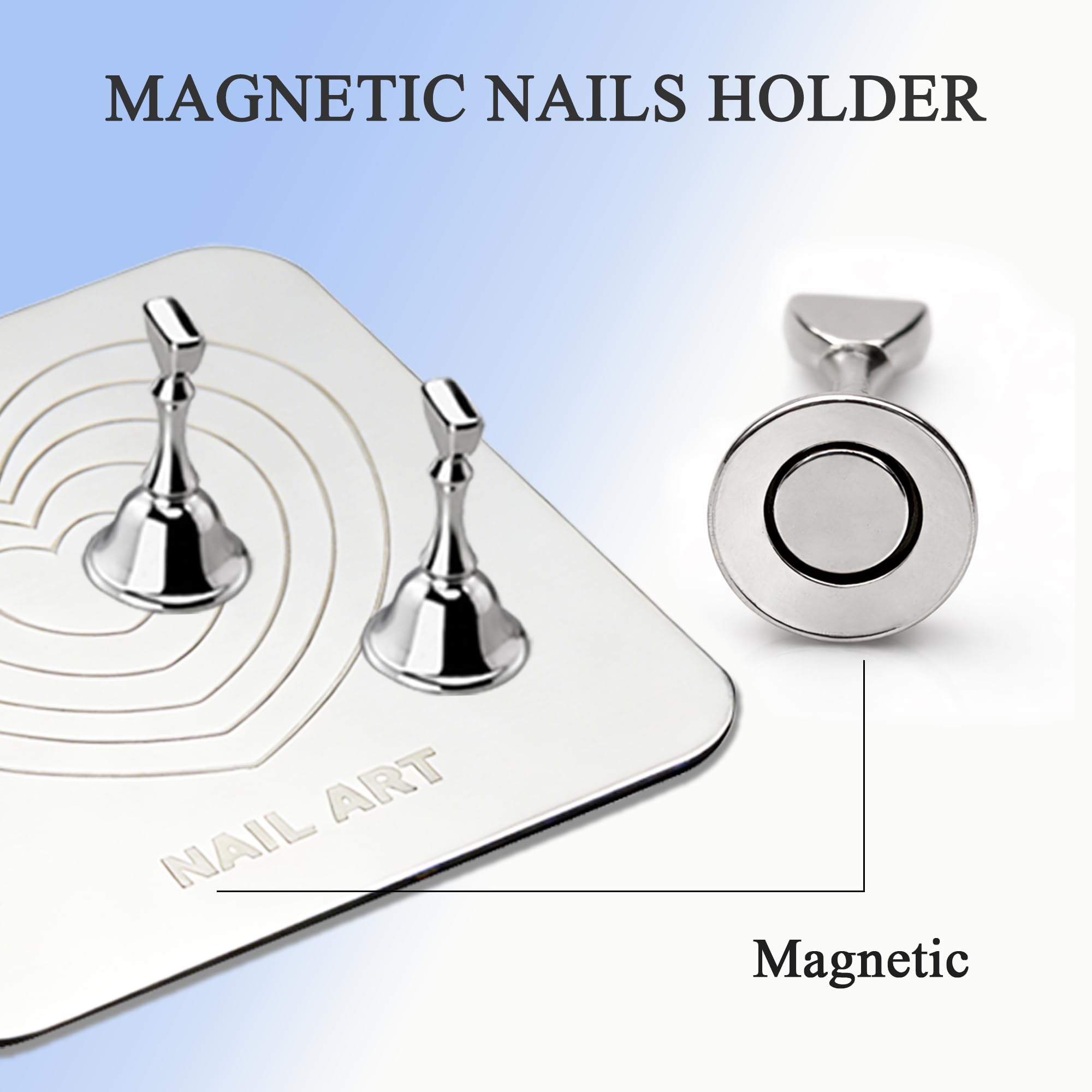 XIRON magnetic stand close-up demonstrating secure tip hold