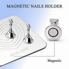 XIRON magnetic stand close-up demonstrating secure tip hold