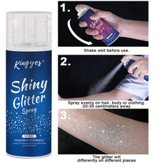 Xiuxixu festival lifestyle scene with model showcasing bold nighttime shimmer benefit