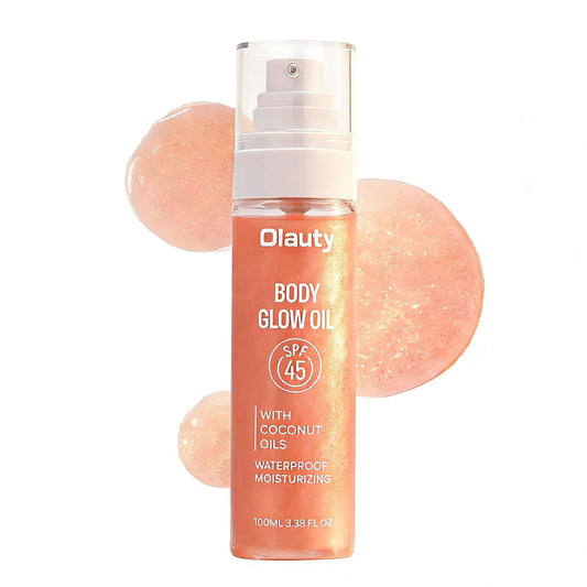 Xiuxixu front bottle showing rose shimmer and travel-ready protection