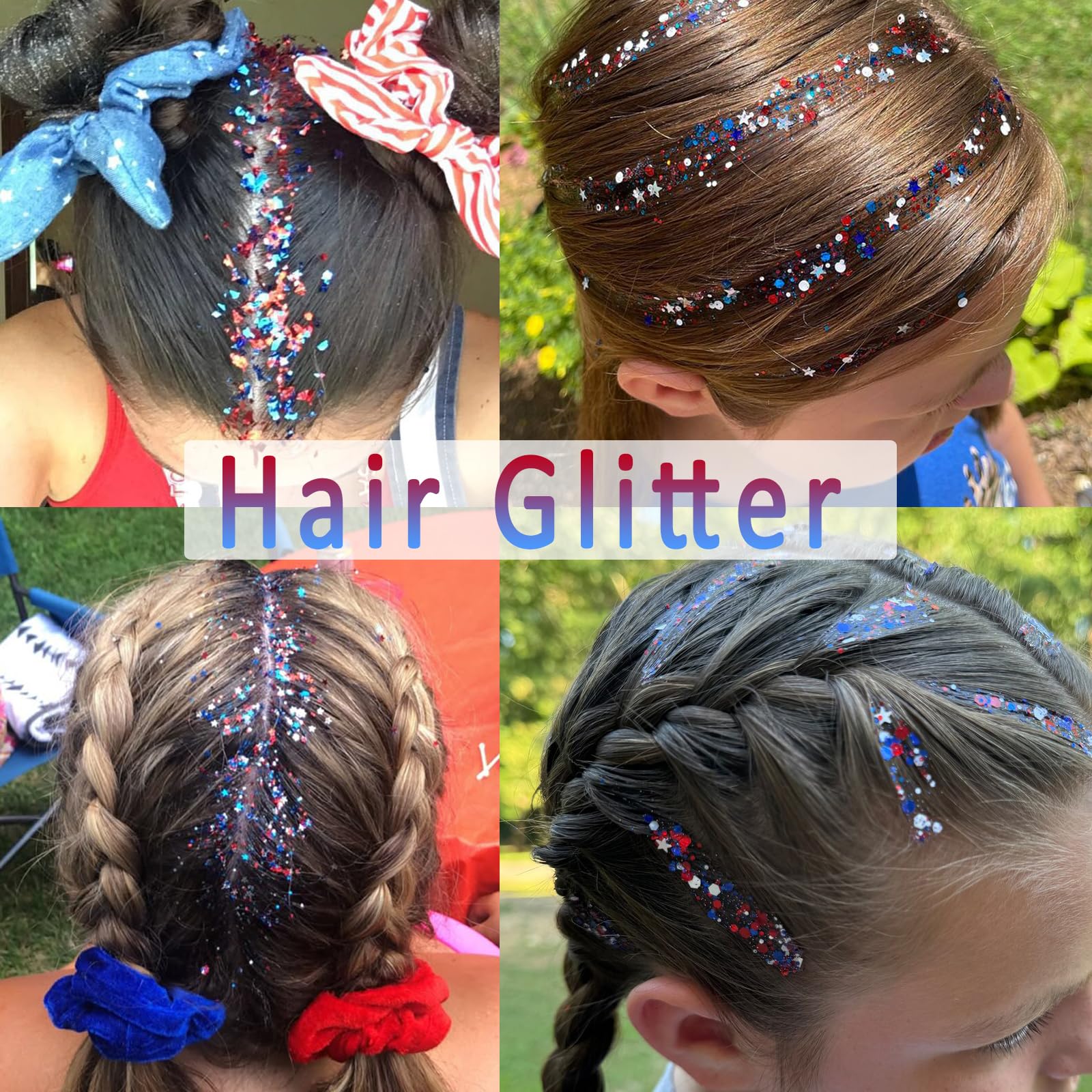 Xiuxixu on hairline and roots adding reflective sparkle and visible dimension
