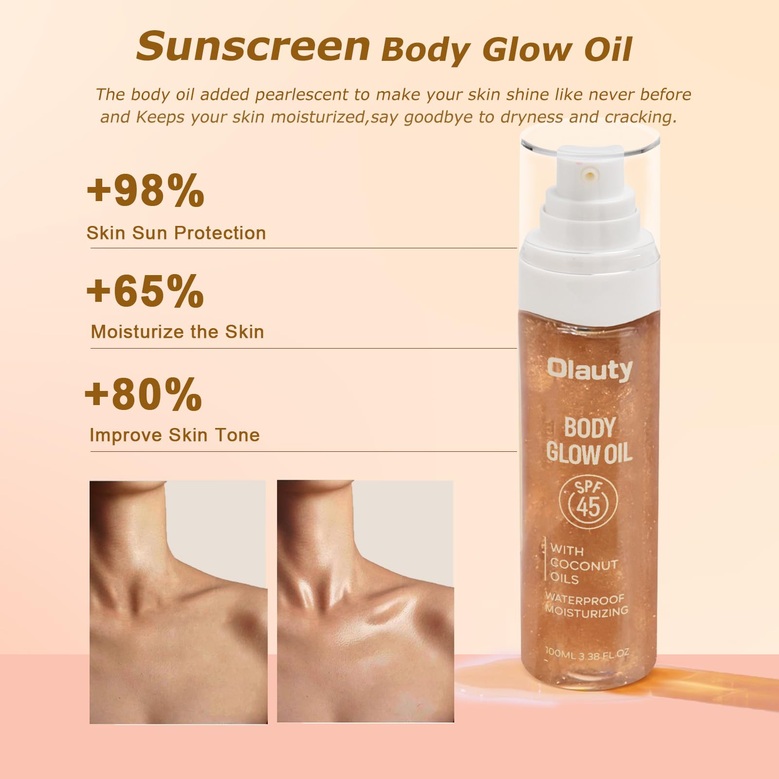 Xiuxixu close-up SPF label highlighting broad-spectrum protection benefit