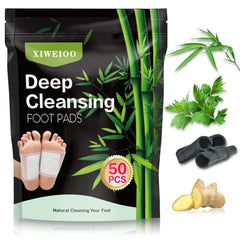 xiweioo pads applied on feet demonstrating comfortable fit