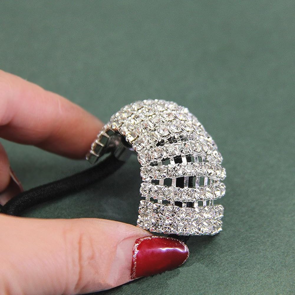 Xiwstar used in a bun showing decorative sparkle for formal looks