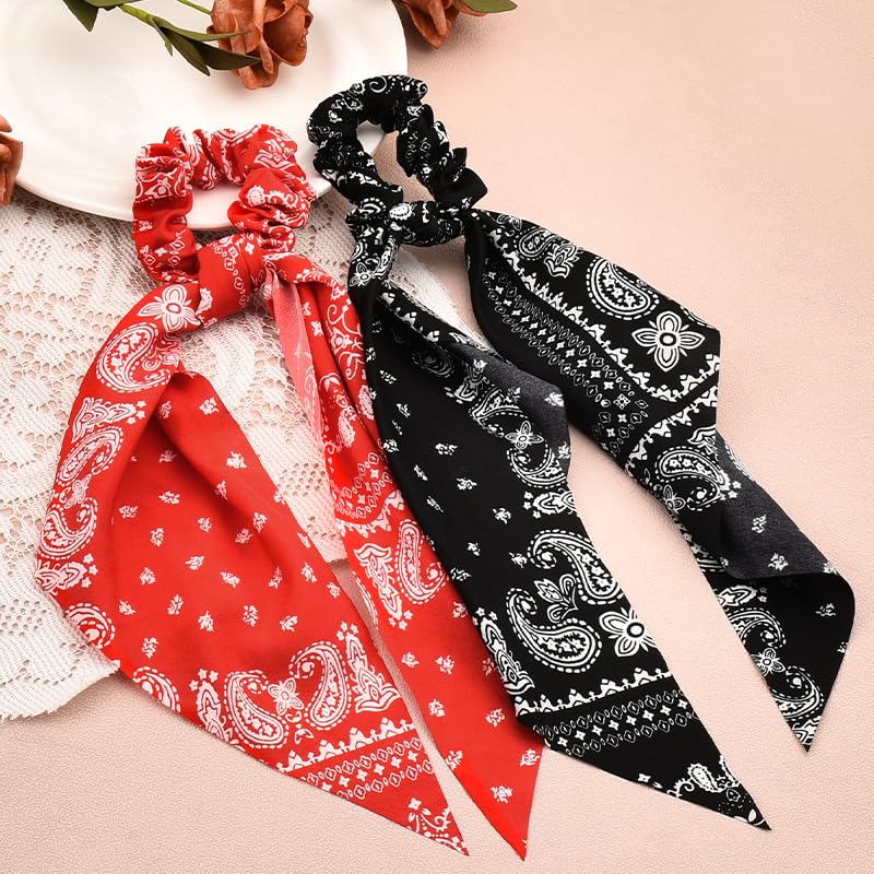 Xiyantiji lifestyle flatlay with outfit showing how scrunchies elevate looks