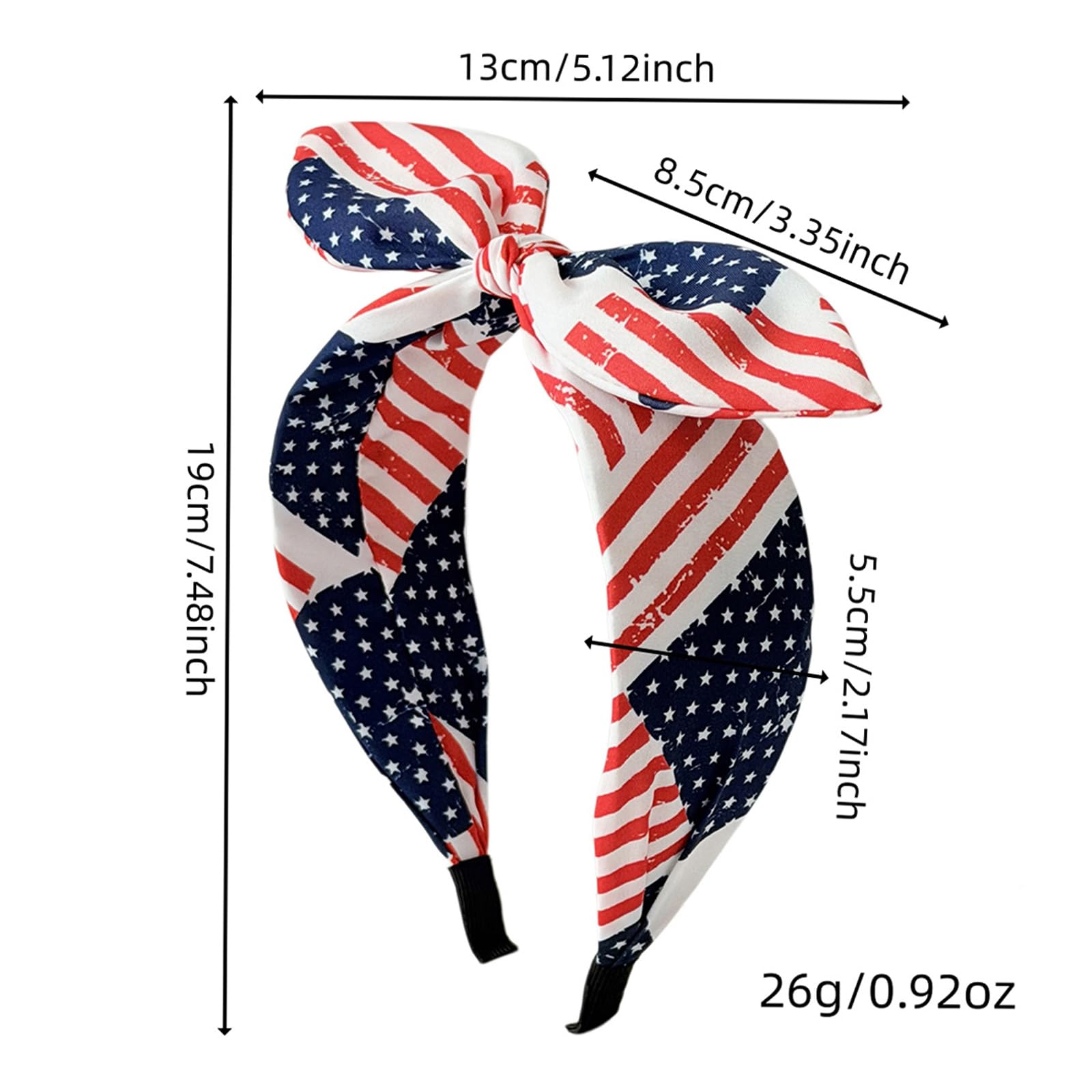XJZRXDW styled with summer outfit showing versatile patriotic accessory