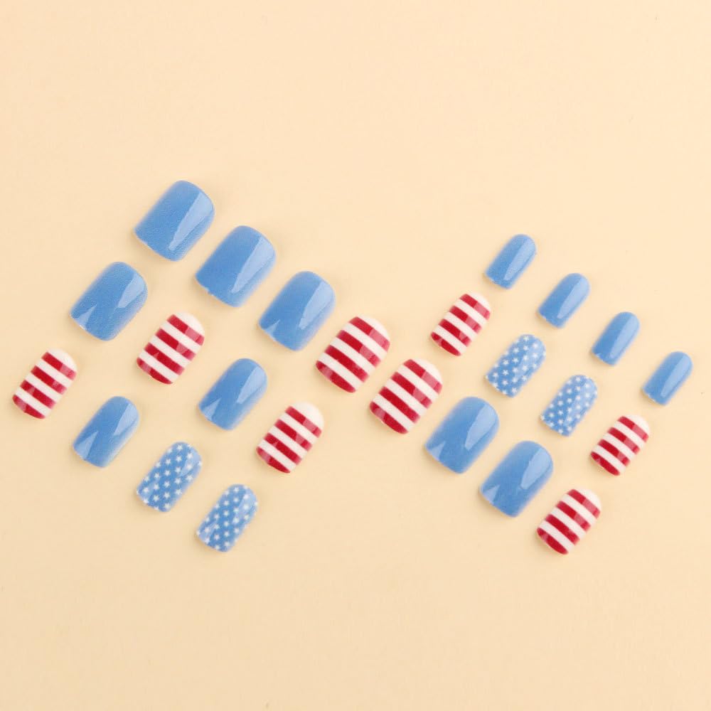 XJZRXDW layout of included nail file cuticle stick and jelly glue tabs for quick application
