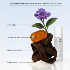 XMONDO ingredient label close-up showing vegan, sulfate-free benefits