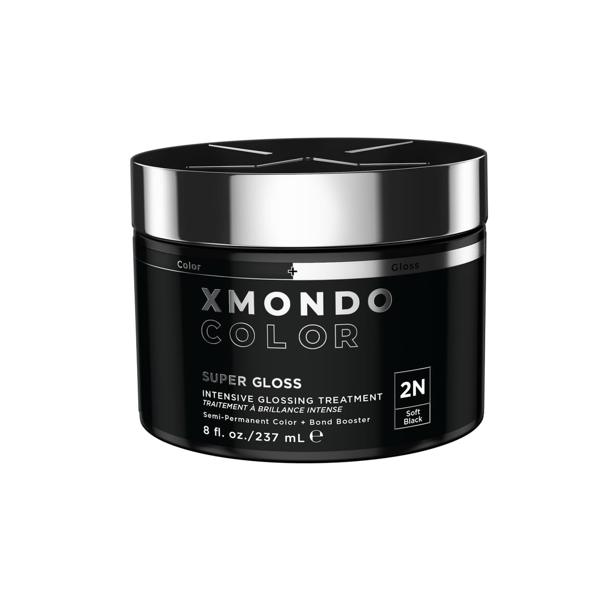 XMONDO soft black front packaging shows product and brand delivering gloss