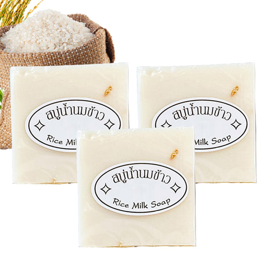 XMXueMei front packaging rice soap showing product identity and convenience