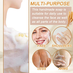 XMXueMei soap with rice and natural ingredients showcasing gentle formula