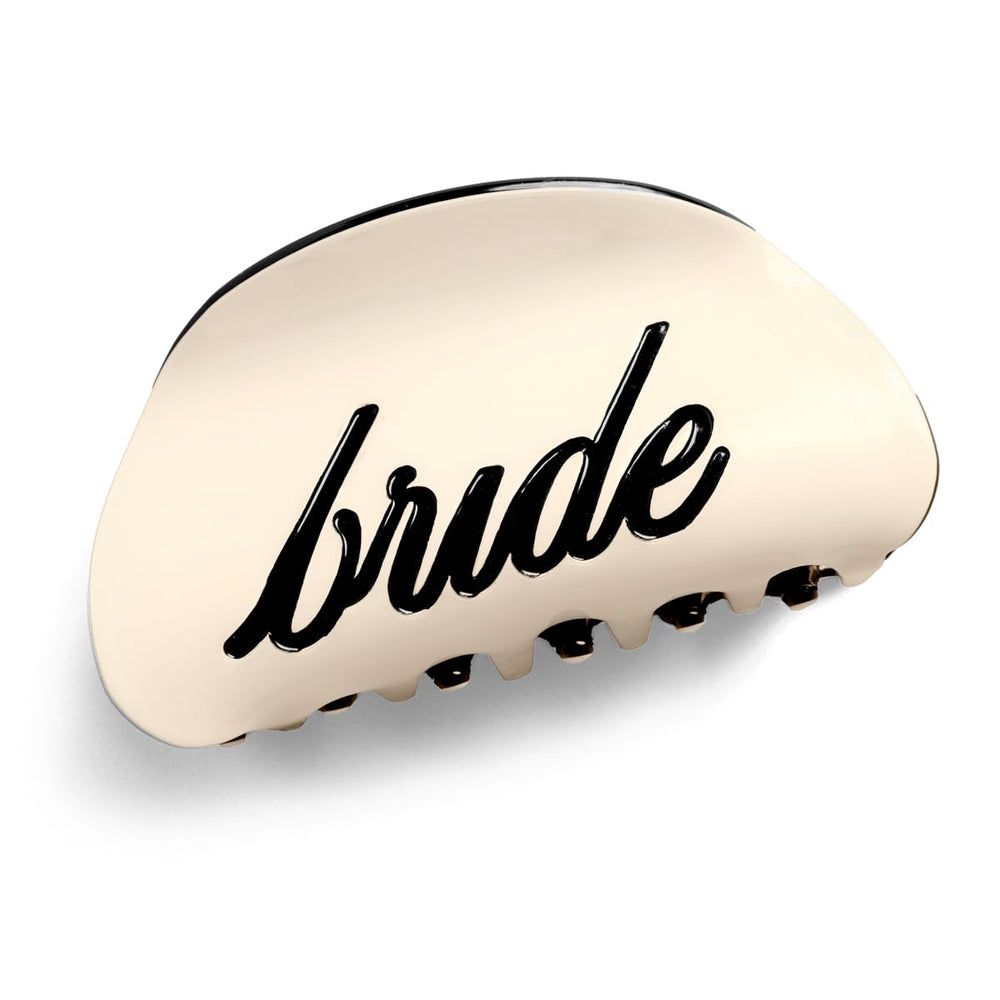 xo, Fetti front view of bride clip showing two-tone design and secure hold benefit