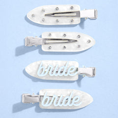 xo, Fetti front pack display showing four bridal clips and gifting appeal