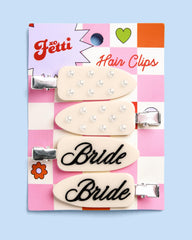 xo, Fetti gift box with clips for bridal shower gifting and presentation