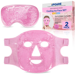XPCARE front packaging showing pink gel masks and benefits