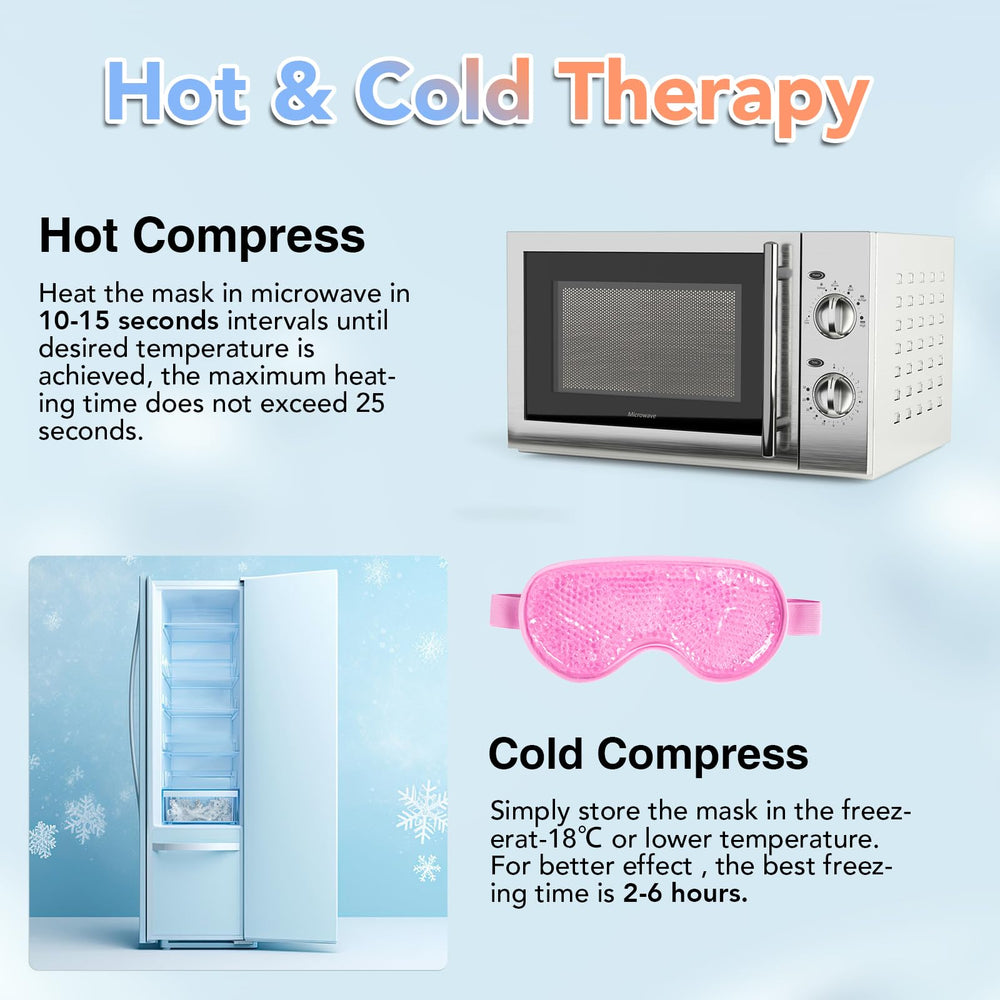 XPCARE facial mask applied as warm compress to relax muscles