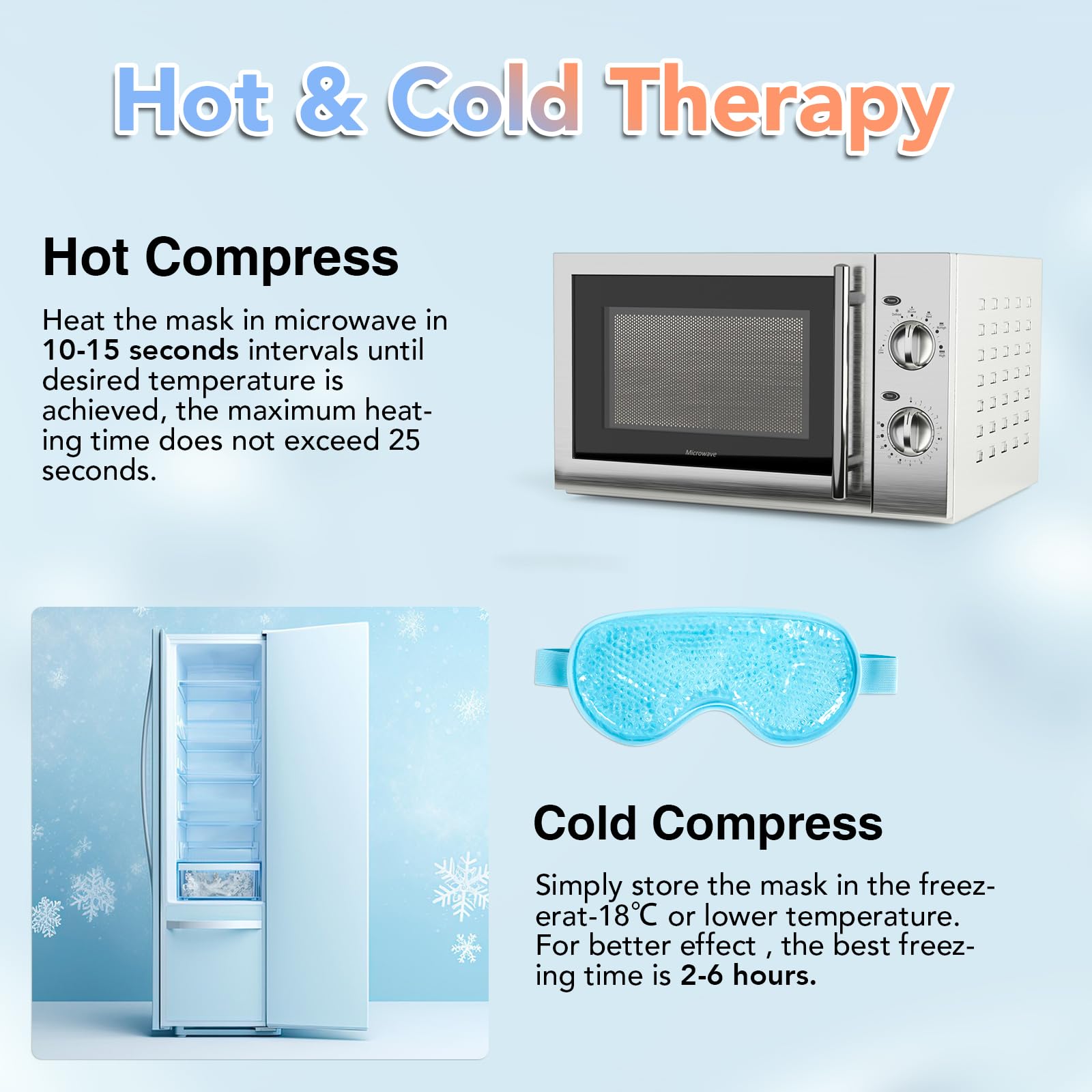 XPCARE mask heated on microwave plate showing warm compress convenience