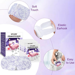 XPCARE mask next to hand showing compact size and portability