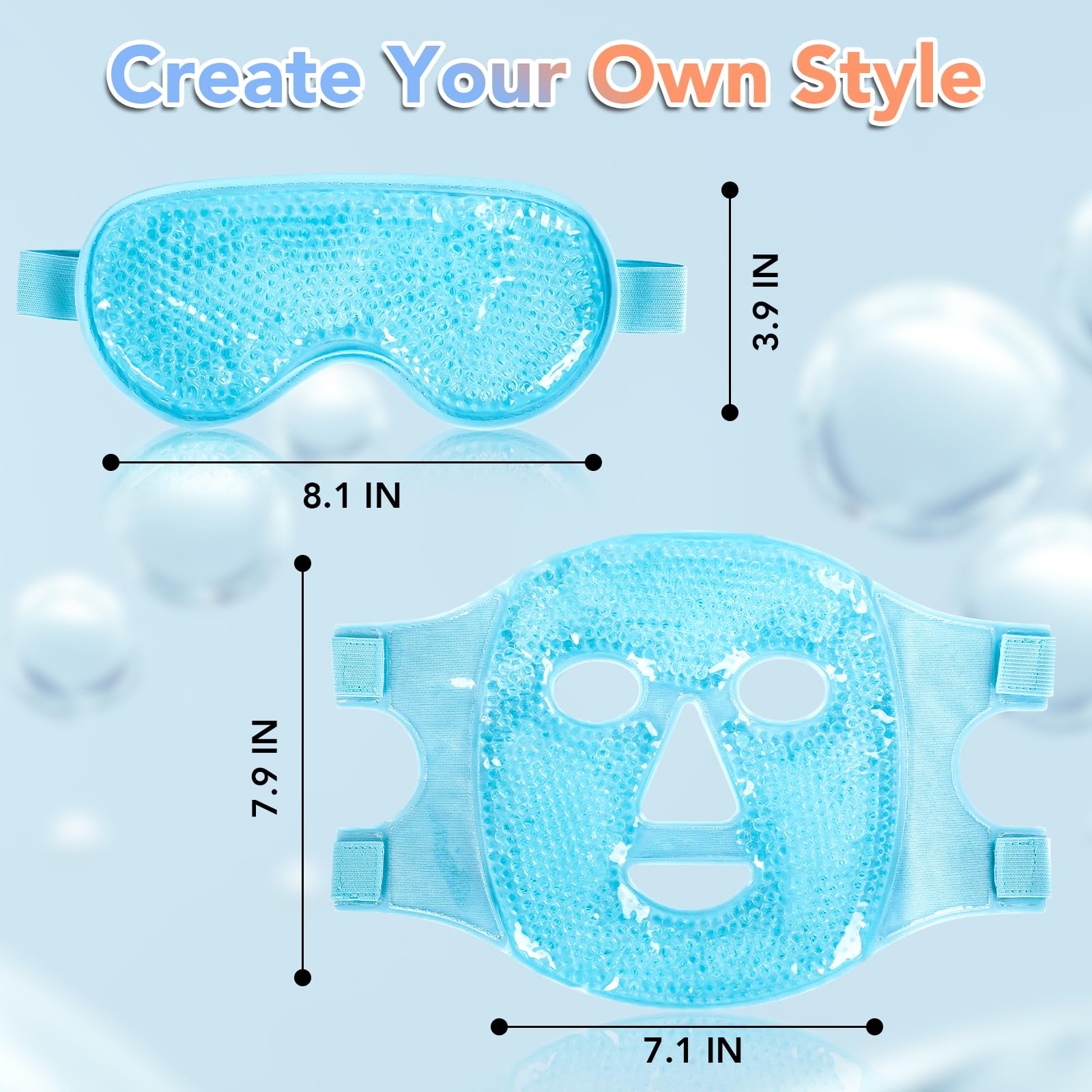 XPCARE woman using mask while resting to relieve puffiness and tension