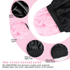 XRACEPHOL adjustable drawstring and elastic detail for secure comfortable overnight fit