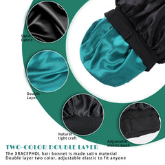 XRACEPHOL bonnet adjustable band detail for secure comfortable hold