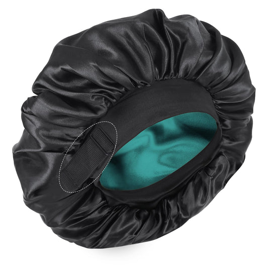 XRACEPHOL bonnet front view showing reversible colors and protective fit