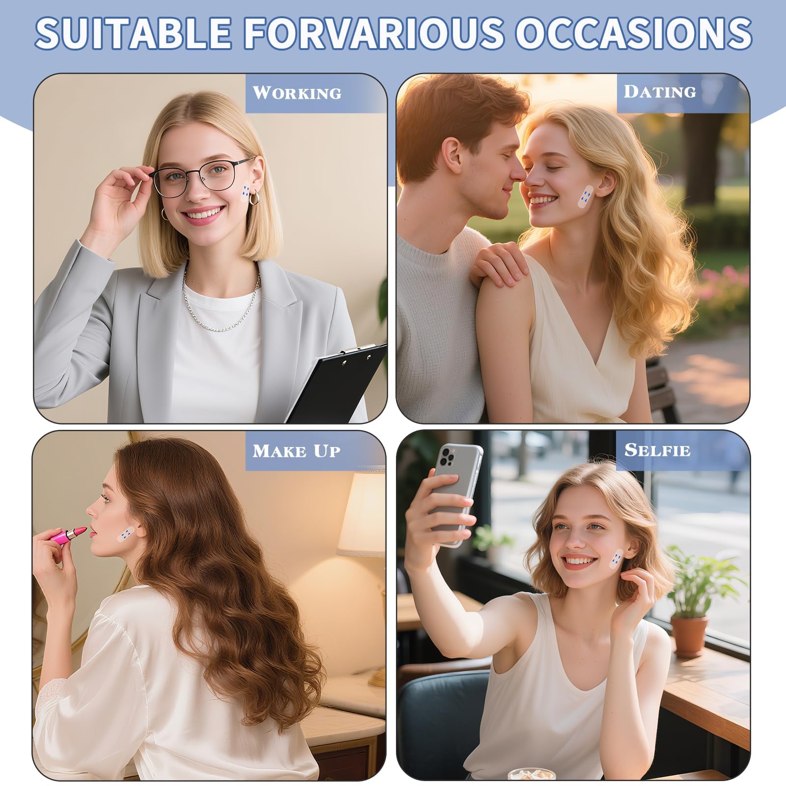XronSlute lifestyle model at event showing natural lifted appearance