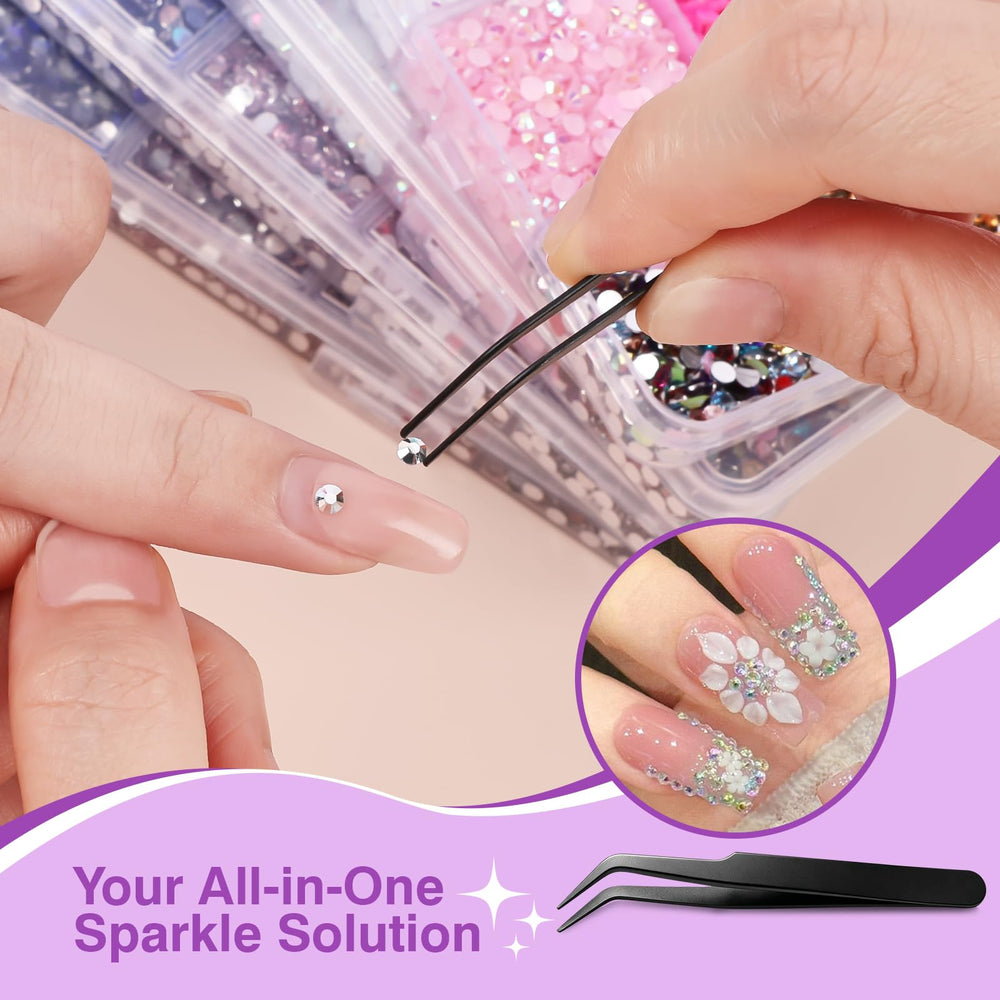 XSEINO rhinestones decorating a shoe to add sparkle and custom flair