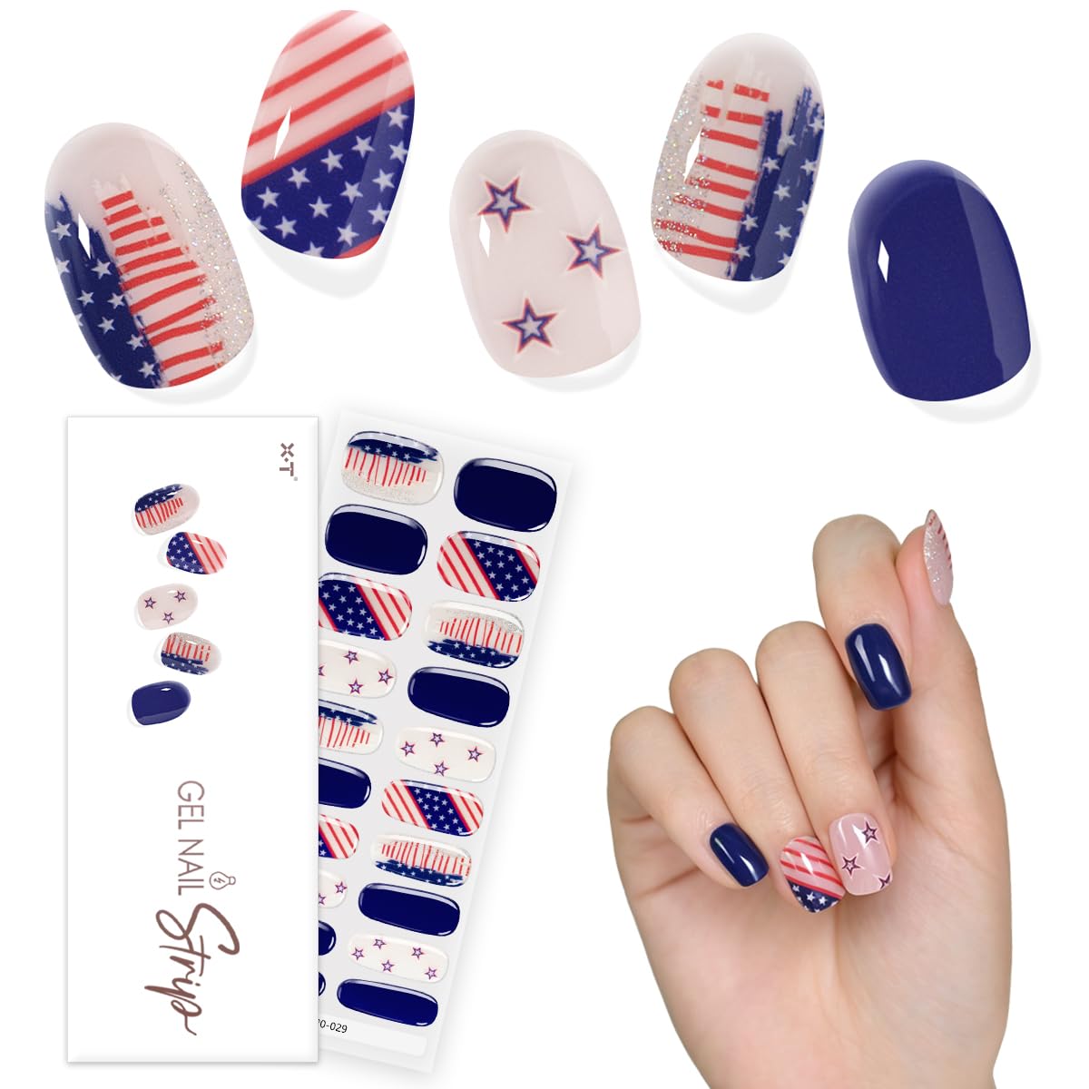 XT front packaging showing patriotic red white blue strips and kit benefits