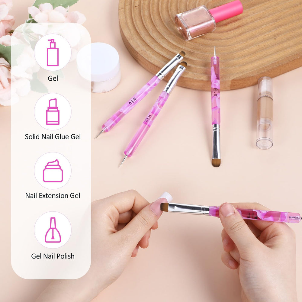 Xthrotsenk brush cleaning excess gel at cuticle showing accurate cleanup