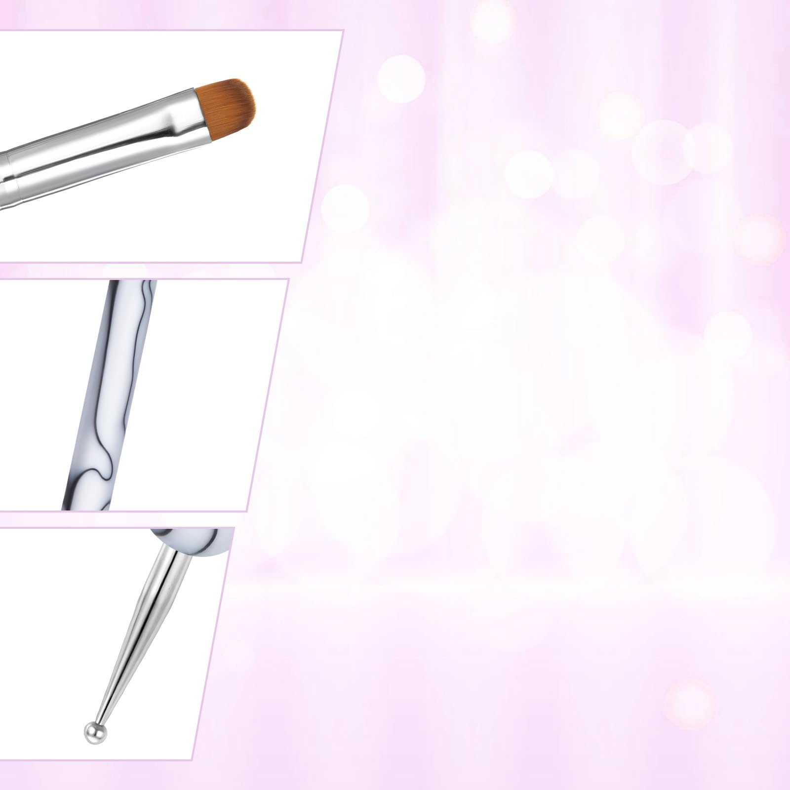 Xthrotsenk double-ended brush with dotting tip enables quick switch between tools