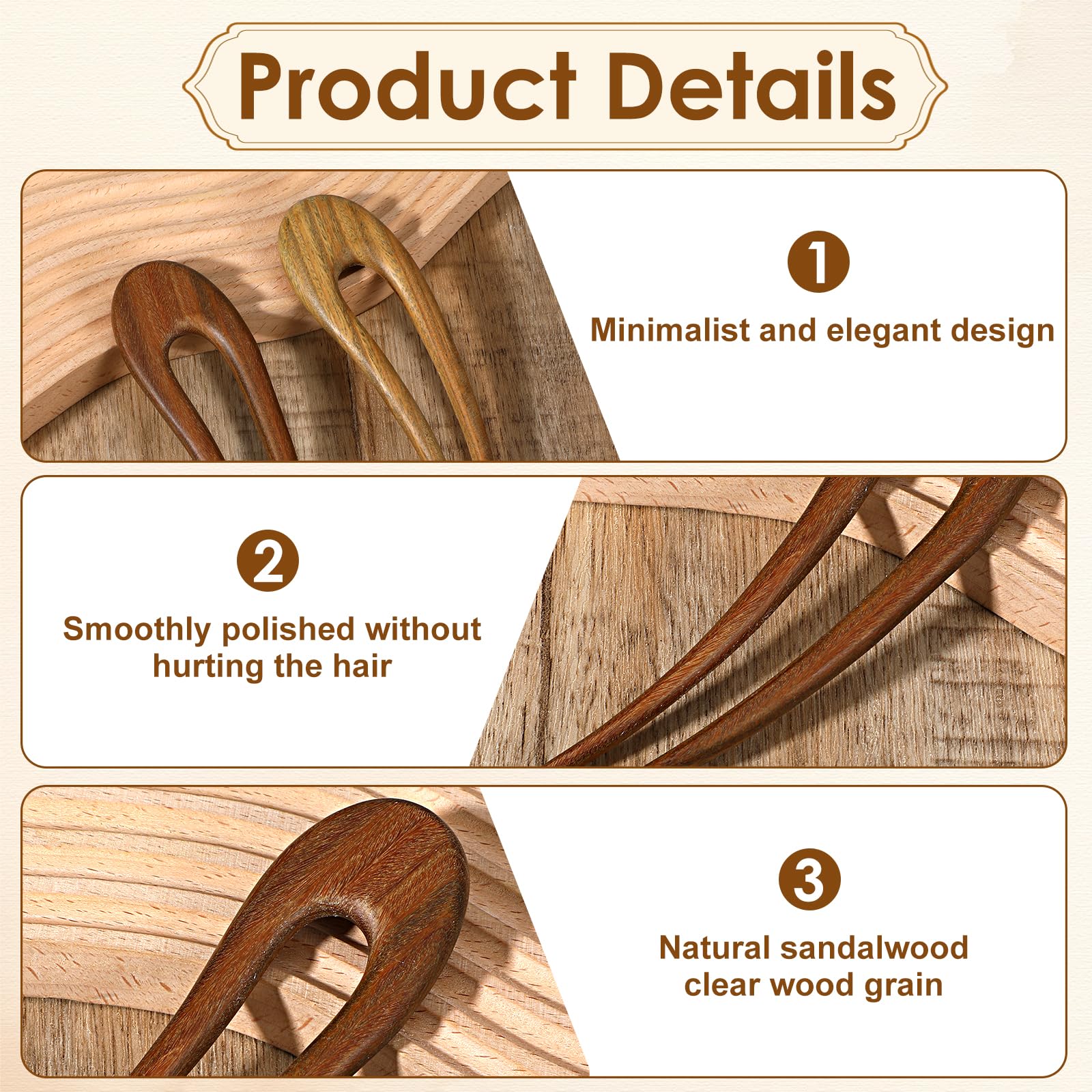 Xthrotsenk hair fork holding a bun, demonstrating strong hold and comfort